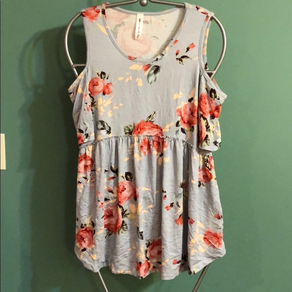 Vanilla Bay Shoulder-Less Sleeve Shirt